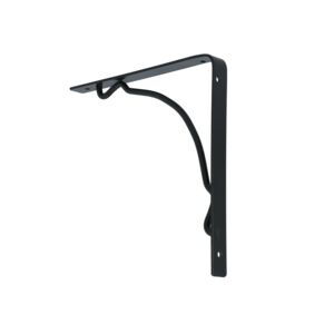 SHELF BRACKET 8" VENETIAN STYLE BLACK SHELF BRACKET 8" VENETIAN STYLE BLACK